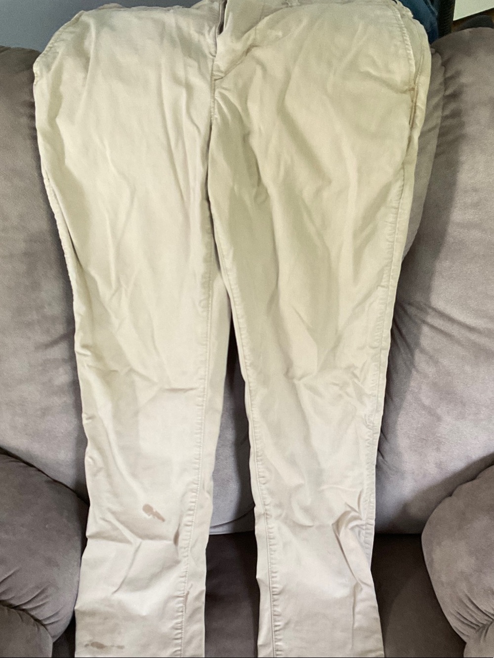 American Eagle Outfitters Men's Khaki Chino Pants - Light Tan 32x34